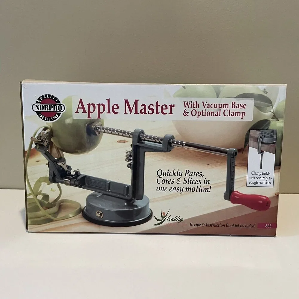 Norpro#865 Apple Master-Apple,Potato,Parer,Slicer&Corer w/Vacuum Base w/box-tool